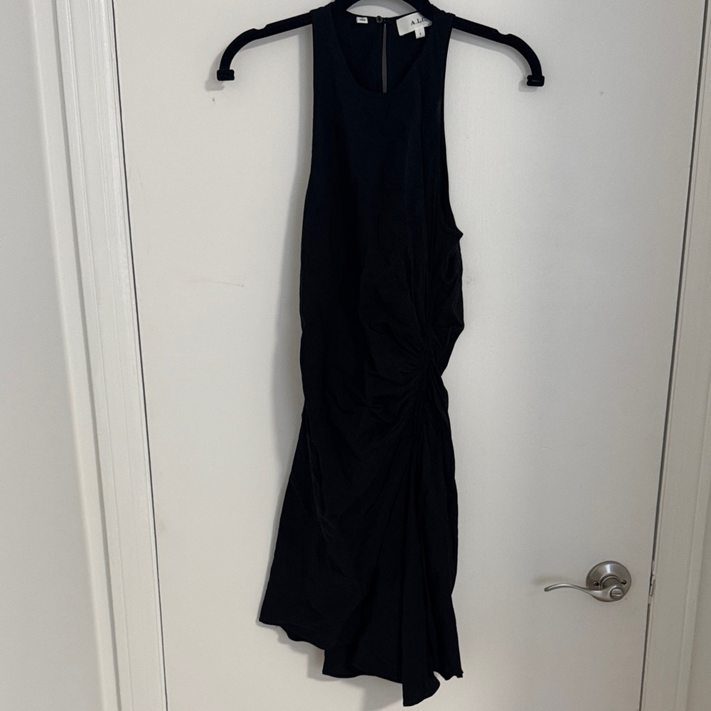 A.L.C. Black Asymmetrical Dress